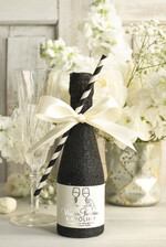 wieczór Panieński podziękowania za wieczór panieński prezenty na wieczór panieński, podziękowania za wieczór panieński brokatowy szampanik Prezenciki dla dziewczyn na Panieński0