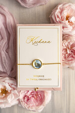 wieczór Panieński podziękowania za wieczór panieński podziękowanie za wieczór panieński- bransoletka z niezapominajką Bransoletki dla Twojego Team Bride0