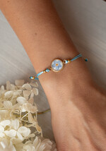 Prezenty dla świadków podziękowania dla świadkowej Elegancki prezent dla Świadkowej, bransoletka z niezapominajką, wyjątkowy prezent na podziękowanie za świadkowanie, prezent dla świadkowej po ślubie2