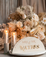 Numery na stół welurowe złote akrylowe  Stojak z numerkiem na stół Pary Młodej, tabliczka ecru na stol Pary Mlodej, welurowy numerek na stół weselny tabliczka na stół weselny w stylu glamour7