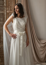 Panna Młoda  Welony długi dwuwarstwowy welon ślubny, delikatny długi welon dla panny młodej 2