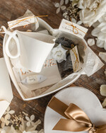 Prezenty, Podziękowania dla Mamy  zestawy z kubkiem lub filiżanką   prezent dla Mamy na weselu, podziękowanie dla Mamy, prezent dla Mamy, filiżanka serce1