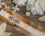 Panna Młoda  podwiązki ślubne tiulowa podwiązka ślubna1