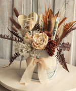  Prezenty dla Młodej Pary  flowerbox, kartki z życzeniami, pudełka na prezenty pomysł na prezent dla Pary Młodej flowerbox z suszonych kwiatów, pomysł na wręczenie pieniędzy Parze Młodej, kwiaty dla Pary Młodej w pudełku, kompozycja z suszonych kwiatów3