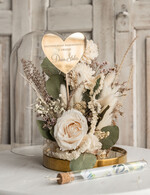  Prezenty dla Młodej Pary  flowerbox, kartki z życzeniami, pudełka na prezenty Pomysł na prezent ślubny dla Młodej Pary, pomysł na wręczenie pieniędzy Młodej Parze, co zamiast kwiatów fiolka na pieniądze, kwiaty w szkle, suszone kwiaty w kopule4