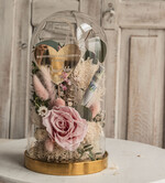  Prezenty dla Młodej Pary  flowerbox, kartki z życzeniami, pudełka na prezenty prezenty z okazji ślubu dla Pary Młodej, w co zapakować pieniądze dla pary młodej, kompozycja kwiatowa w szklanej kopule, fiolka na pieniądze dla młodej pary, różowo zielony flowerbox2