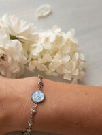 Prezenty, Podziękowania dla Mamy  pudełka na prezenty, słodkości, bransoletki  Elegancki prezent dla Mamy, bransoletka z niezapominajką, wyjątkowy prezent na podziękowanie dla Mamy, prezent dla Mamy po ślubie, ślubne podziękowanie dla Mamy5