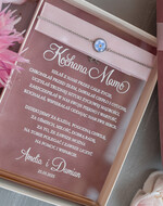 Prezenty, Podziękowania dla Mamy  pudełka na prezenty, słodkości, bransoletki  Bransoletka dla Mamy, bransoletka z niezapominajką, wyjątkowy prezent na podziękowanie dla Mamy, prezent dla Mamy po ślubie, ślubne podziękowanie dla Mamy 5