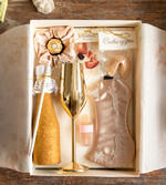 Prezenty dla Panny Młodej  zestaw do wina i drinków  Unikalny Prezent dla Panny Młodej złoty kieliszek, prezent na panieński dla Panny Młodej1