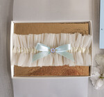 Prezenty dla Panny Młodej  podwiązki ślubne  Prezent dla Panny Młodej od Świadkowej, zestaw prezentowy na panieński, cos niebieskiego podwiązka ślubna1