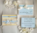 Prezenty dla Panny Młodej  podwiązki ślubne  Prezent dla Panny Młodej od Świadkowej, zestaw prezentowy na panieński, cos niebieskiego podwiązka ślubna0