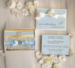 Prezenty dla Panny Młodej  podwiązki ślubne  Prezent dla Panny Młodej od Świadkowej, zestaw prezentowy na panieński, cos niebieskiego podwiązka ślubna0