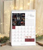 Prezenty oferta dla Firm kalendarze  Prezenty firmowe upominki biznesowe kalendarz stojący A5, prezent dla pracowników dla klientów kalendarz na biurko13