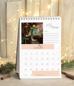 Prezenty oferta dla Firm kalendarze  Prezenty firmowe upominki biznesowe kalendarz stojący A5, prezent dla pracowników dla klientów kalendarz na biurko4