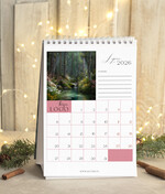 Prezenty oferta dla Firm kalendarze  Prezenty firmowe upominki biznesowe kalendarz stojący A5, prezent dla pracowników dla klientów kalendarz na biurko8