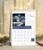 Prezenty oferta dla Firm kalendarze  Prezenty firmowe upominki biznesowe kalendarz stojący A5, prezent dla pracowników dla klientów kalendarz na biurko3