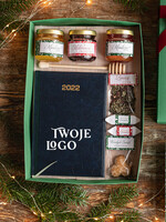 Prezenty oferta dla Firm kalendarze  prezent na swieta dla firm, kalendarz książkowy dzienny 2022, Prezent firmowy dla Klientów z logo1