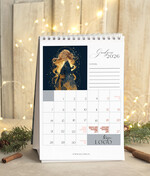 Prezenty oferta dla Firm kalendarze  Prezenty firmowe upominki biznesowe kalendarz stojący A5, prezent dla pracowników dla klientów kalendarz na biurko13