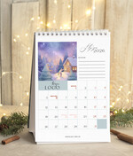 Prezenty oferta dla Firm kalendarze  Prezenty firmowe upominki biznesowe kalendarz stojący A5, prezent dla pracowników dla klientów kalendarz na biurko2