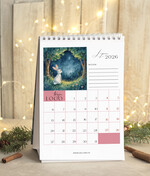 Prezenty oferta dla Firm kalendarze  Prezenty firmowe upominki biznesowe kalendarz stojący A5, prezent dla pracowników dla klientów kalendarz na biurko8