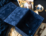 Albumy ślubne Pudełka na zdjęcia  pudełko na zdjęcia eleganckie welurowe pudełko na zdjęcia ślubne, pamiątka ślubu, pudełko od fotografa dla pary młodej, prezent dla młodej pary pudełko na zdjęcia 11