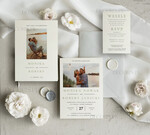 Zaproszenia ślubne Proste i Nowoczesne  zdjęcie pary młodej na zaproszeniach ślubnych, zaproszenia ślubne ze zdjęciem, minimalistyczne zaproszenia na ślub i wesele, delikatne zaproszenia ze zdjęciem0