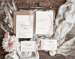 Zaproszenia ślubne Proste i Nowoczesne  minimalistyczne zaproszenia na ślub, proste zaproszenia slubne z grafiką, delikatne zaproszenia slubne, proste wzory zaproszeń ślubnych, zaproszenia z grafiką kwiatów0