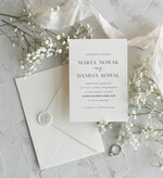 Zaproszenia ślubne Proste i Nowoczesne  delikatne zaproszenia ślubne, nowoczesne zaproszenia slubne, ręcznie robione zaproszenia na slub, proste wzory zaproszeń ślubnych, minimalistyczne zaproszenia1
