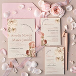 Zaproszenia ślubne Proste i Nowoczesne  proste zaproszenia ślubne ze zdjęciem, minimalistyczne zaproszenie na ślub i wesele ze zdjęciem, delikatne zaproszenia na ślub cywilny1