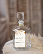 Zawieszki na butelki Nowoczesne prosta forma  etykiety na alkohol, zawieszki na alkohol z dowolną treścią, ozdobna zawieszka na wódkę weselną, etykieta na weselny alkohol, proste zawieszki ślubne1