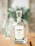 Zawieszki na butelki Nowoczesne prosta forma  nowoczesne zawieszki ślubne, rustykalne zawieszki na alkohol z dowolną treścią, ozdobna zawieszka na wódkę weselną, etykieta na butelki1