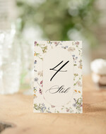 Numery na stół Nowoczesne prosta forma  Eleganckie numerki na stół weselny, numeracja stołów weselnych, proste i delikatne numerki na stoły weselne, dekoracja stołu weselnego 1