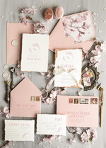 Zaproszenia ślubne Wydzierane Brzegi Wydzierane zaproszenia ślubne z płatkami złota, delikatne zaproszenia na ślub ze złotem, darte zaproszenie z płatkami złota, złote zaproszenia na ślub6