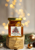 Prezenty oferta dla Firm MIODY KONFITURY SOKI Drobny prezent świąteczny miód z pomarańczą, drobne upominki na święta dla pracowników, świąteczne miody 1