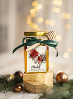 Prezenty oferta dla Firm MIODY KONFITURY SOKI Drobne prezenty dla firm miód z maliną i miodownikiem , drobne upominki na święta dla pracowników0