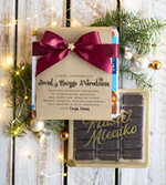 Prezenty oferta dla Firm CZEKOLADA/ pralinki/ bomboniery czekoladki bombonierka na prezent świąteczny z logo,  Drobne prezenty dla firm świąteczne czekoladki z życzeniami, Bombonierka świąteczna z życzeniami, drobne upominki na święta dla pracowników, świąteczne gadżety  kontrahentów0