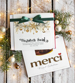 Prezenty oferta dla Firm CZEKOLADA/ pralinki/ bomboniery czekoladki bombonierka na prezent świąteczny z logo,  Drobne prezenty dla firm świąteczne czekoladki z życzeniami, Bombonierka świąteczna z życzeniami, drobne upominki na święta dla pracowników, świąteczne gadżety  kontrahentów0