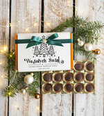 Prezenty oferta dla Firm CZEKOLADA/ pralinki/ bomboniery czekoladki bombonierka na prezent świąteczny z logo,  Drobne prezenty dla firm świąteczne czekoladki z życzeniami, Bombonierka świąteczna z życzeniami, drobne upominki na święta dla pracowników, świąteczne gadżety  kontrahentów0