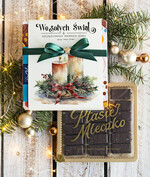 Prezenty oferta dla Firm CZEKOLADA/ pralinki/ bomboniery czekoladki ptasie mleczko bombonierka na prezent świąteczny z logo, Drobne prezenty dla firm świąteczne czekoladki z życzeniami, Bombonierka świąteczna z życzeniami, drobne upominki na święta dla pracowników, świąteczne gadżety kontrahentów0