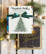 Prezenty oferta dla Firm CZEKOLADA/ pralinki/ bomboniery czekoladki ptasie mleczko bombonierka na prezent świąteczny z logo, Drobne prezenty dla firm świąteczne czekoladki z życzeniami, Bombonierka świąteczna z życzeniami, drobne upominki na święta dla pracowników, świąteczne gadżety kontrahentów0