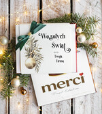 Prezenty oferta dla Firm CZEKOLADA/ pralinki/ bomboniery czekoladki bombonierka na prezent świąteczny z logo,  Drobne prezenty dla firm świąteczne czekoladki z życzeniami, Bombonierka świąteczna z życzeniami, drobne upominki na święta dla pracowników, świąteczne gadżety  kontrahentów0