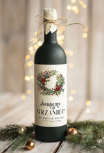 Prezenty oferta dla Firm GRZANIEC Grzaniec ze świąteczną etykietą, świąteczne prezenty dla klientów, upominki prezenty biznesowe dla firm, drobne upominki na święta dla pracowników, prezent na świeta0