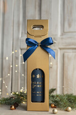 Prezenty oferta dla Firm GRZANIEC Grzaniec ze świąteczną etykietą w drewnianej skrzynce z nadrukiem, firmowe świąteczne prezenty dla klientów, upominki prezenty biznesowe dla firm, drobne upominki na święta dla pracowników1