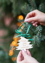 Prezenty oferta dla Firm Bombki ZAWIESZKI na choinkę Prezent Biznesowy Na Święta z Logo drewniana Bombka z logo na choinkę Zawieszka Choinka z Logo Firmy  z Logo0