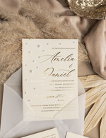 Zaproszenia ślubne z perełkami / tłoczeniem złocone zaproszenia ślubne z perełkami kalkowa koperta , minimalistyczne zaproszenie na ślub z perełkami i kalką, kalkowa koperta z perłami złocone zaproszenie na ślub cywilny perły17