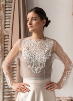 Panna Młoda Bolerka bolerka, narzutki, sweterki śliczne koronkowe bolerko ślubne, koronkowe bolerko do sukni ślubnej, delikatne bolerko ślubne, koronkowa narzutka ślubne 1