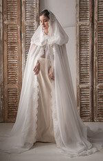 Panna Młoda Bolerka bolerka, narzutki, sweterki szyfonowy płaszcz ślubny, cienki płaszcz ślubny, narzutka ślubna ecru, płaszcz do sukni ślubnej1