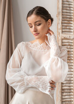 Panna Młoda Bolerka bolerka, narzutki, sweterki ślubna pelerynkaeleganckie bolerko ślubne, koronkowe bolerko do sukni ślubnej, delikatne bolerko ślubne, koronkowa narzutka ślubne 3