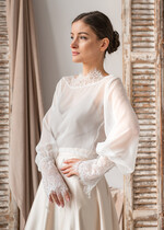 Panna Młoda Bolerka bolerka, narzutki, sweterki ślubna pelerynkaeleganckie bolerko ślubne, koronkowe bolerko do sukni ślubnej, delikatne bolerko ślubne, koronkowa narzutka ślubne 6