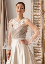 Panna Młoda Bolerka bolerka, narzutki, sweterki koronkowe bolerko ślubne, koronkowe bolerko do sukni ślubnej, delikatne bolerko ślubne, koronkowa narzutka ślubne, 16